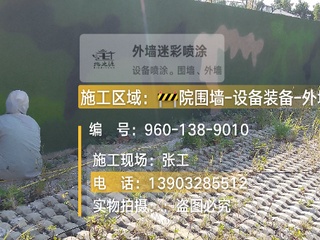 西城外墙迷彩漆材料价约 45-60 元 /k